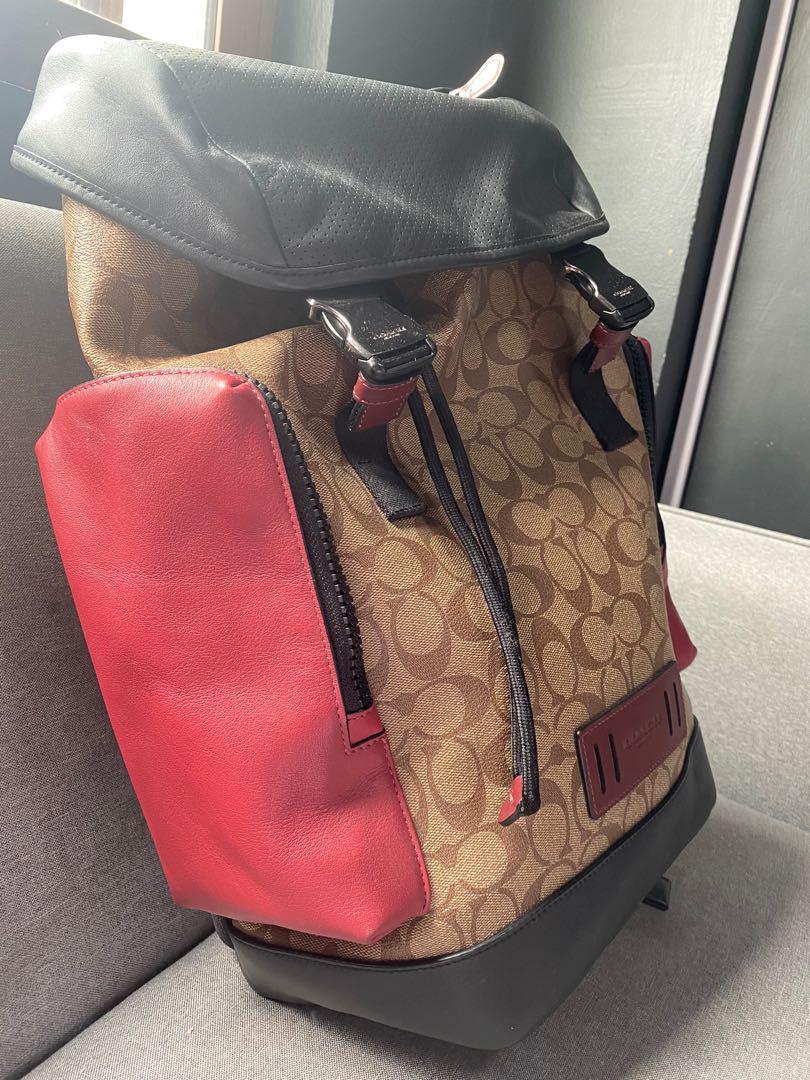 Coach Ranger Backpack Colorblock Signature Canvas