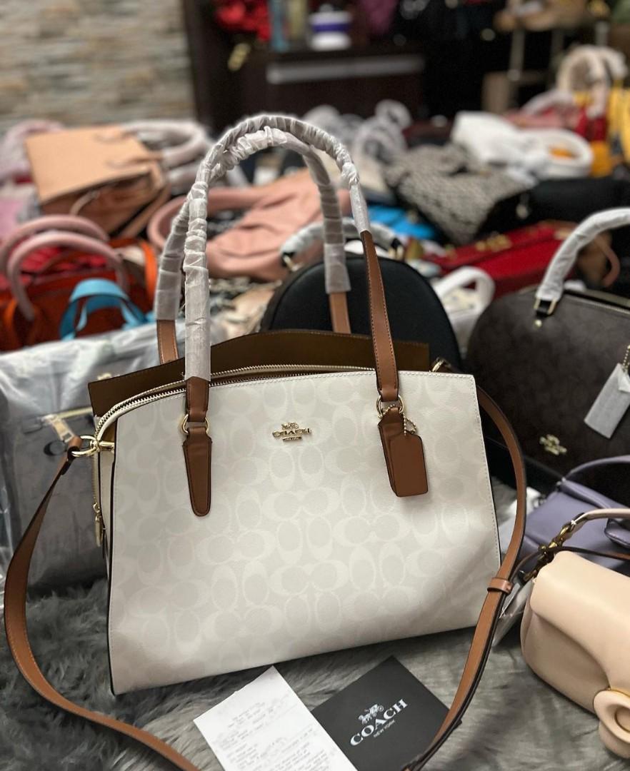 coach tatum carryall in signature canvas