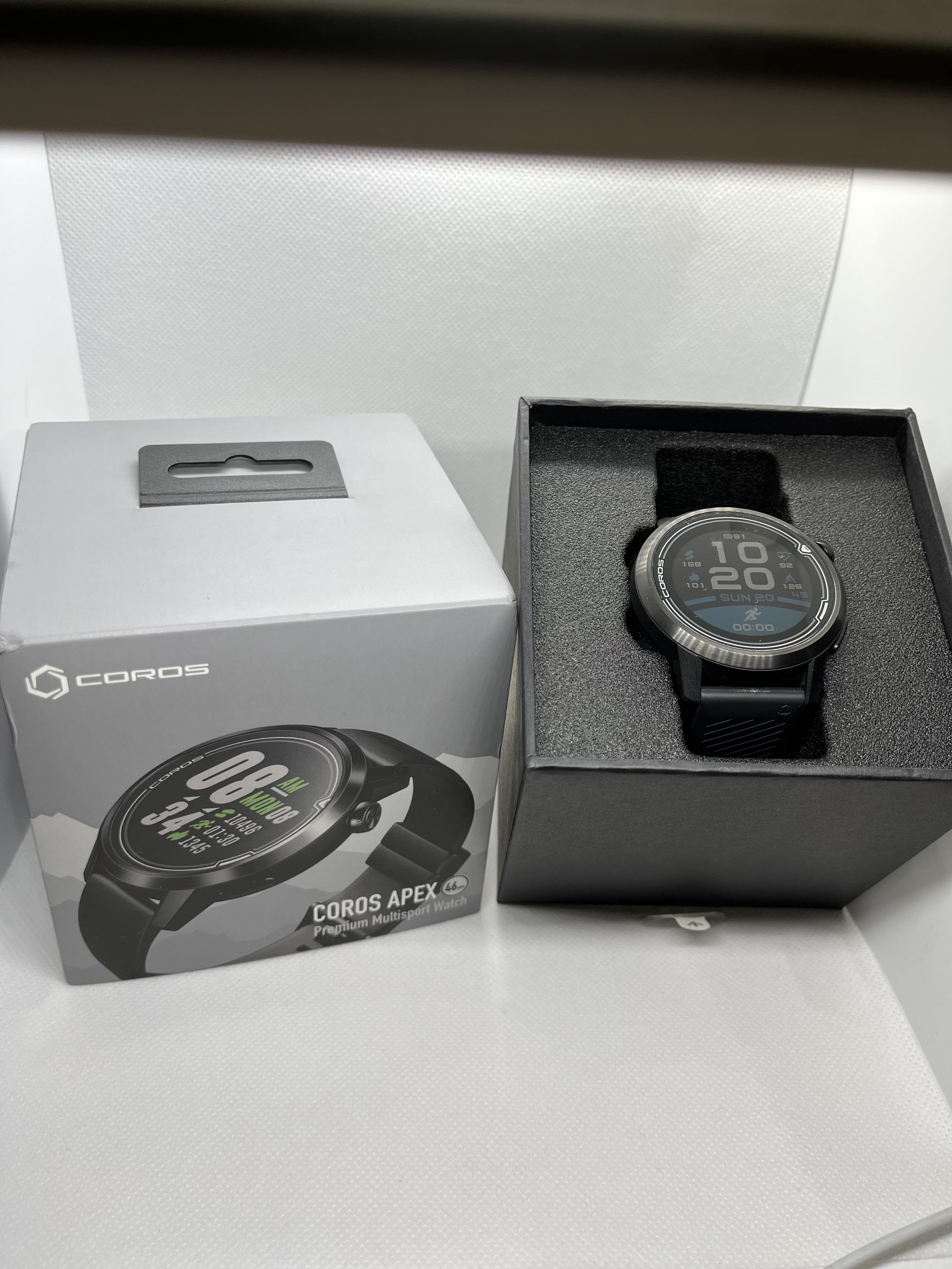 COROS Apex 46mm Black Men s Fashion Watches Accessories