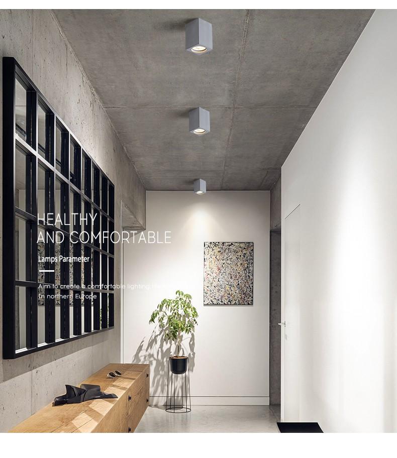 Cement hotsell ceiling light