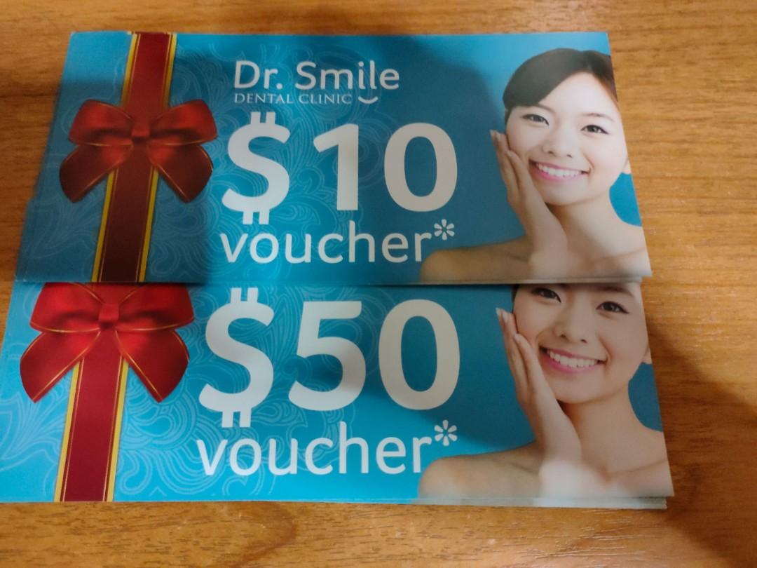 Dr. smile Dental Clinic vouchers, Tickets & Vouchers, Vouchers on Carousell