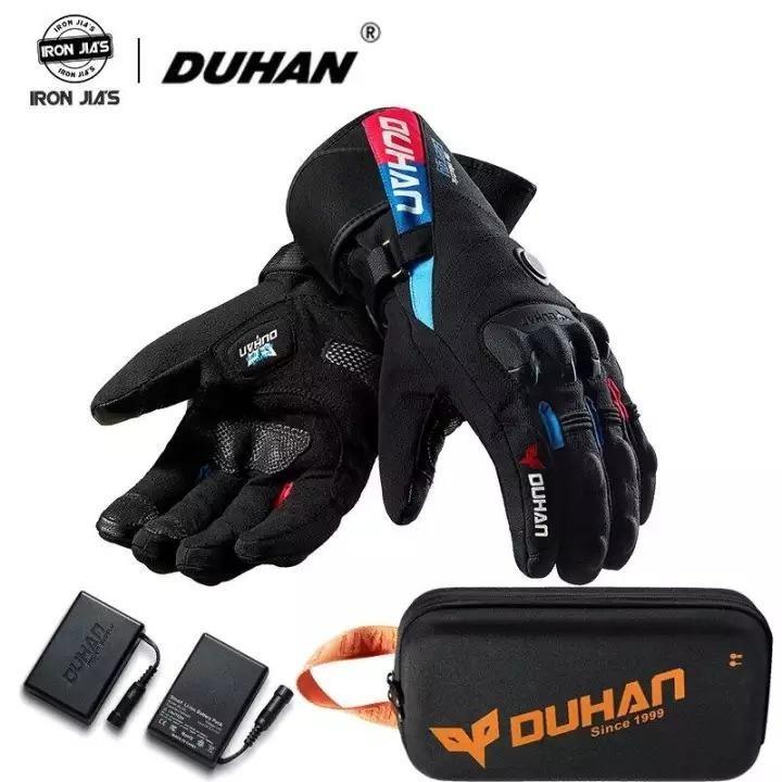 100% DUHAN Motorcycle ATV Racing MTB Cycling Carbon Knuckle Protection Gloves