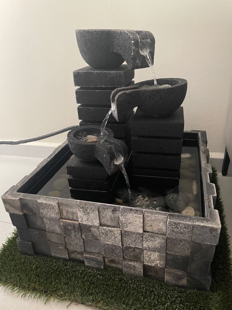 Feng Shui Water Fountain Feature, Furniture & Home Living, Furniture