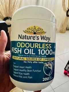 Fish Oil 1000mg Odourless 200 tablets