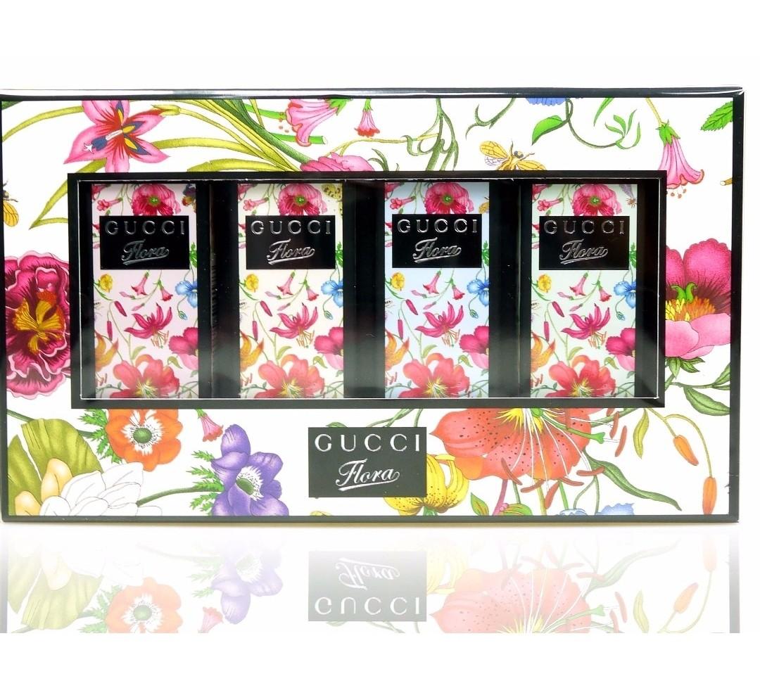 Gucci flora 4 piece miniature gift set new arrivals
