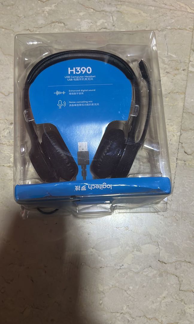 LogiTech H390 USB Computer Headset 