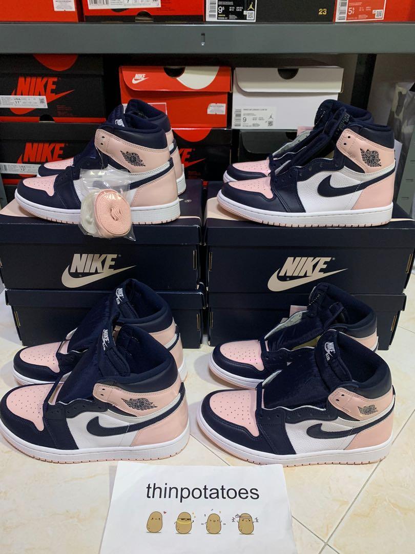 FULL SIZES Air Jordan 1 High Atmosphere Bubble Gum W Womens