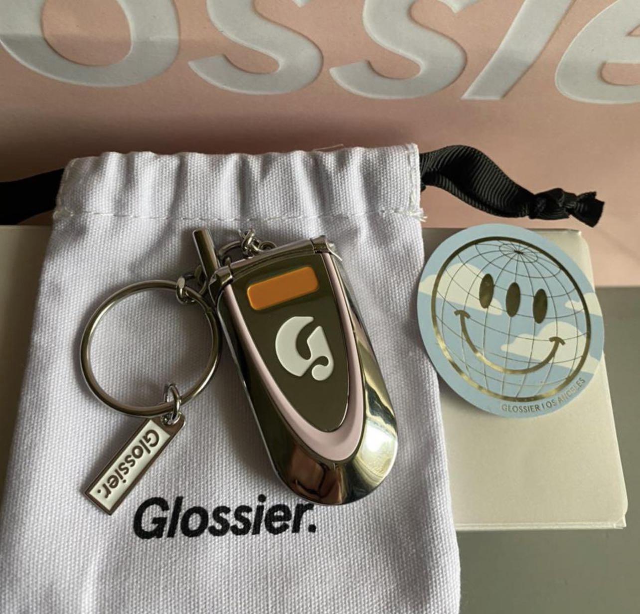 Glossier keychain hot sale