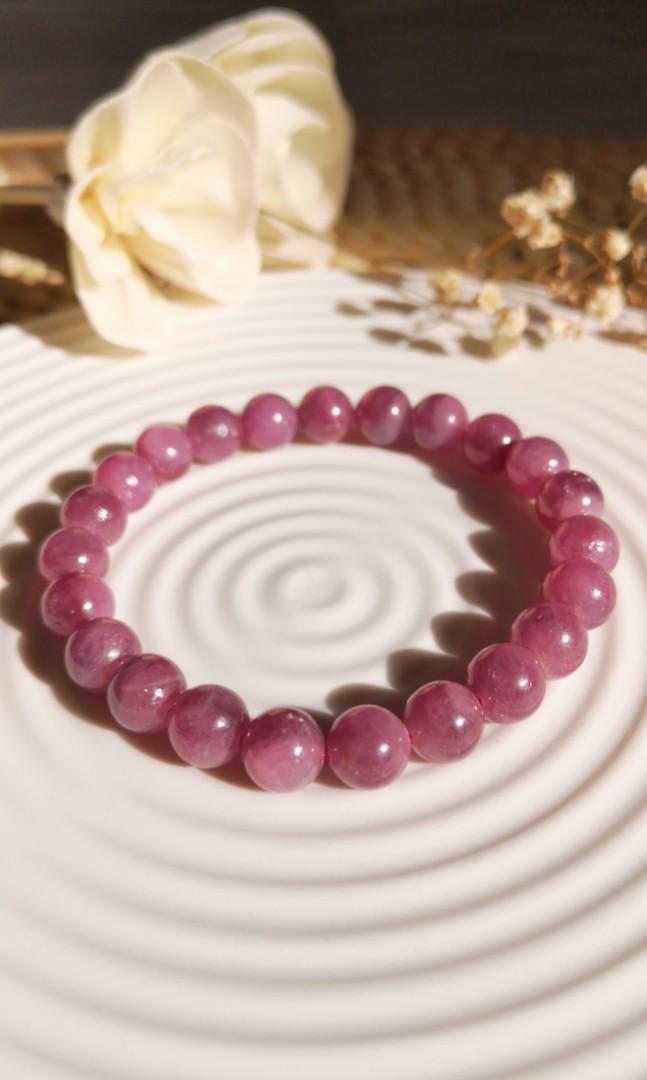 Raw ruby bracelet best sale