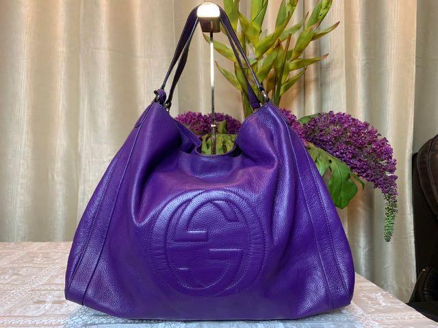 Large gucci soho bag deals