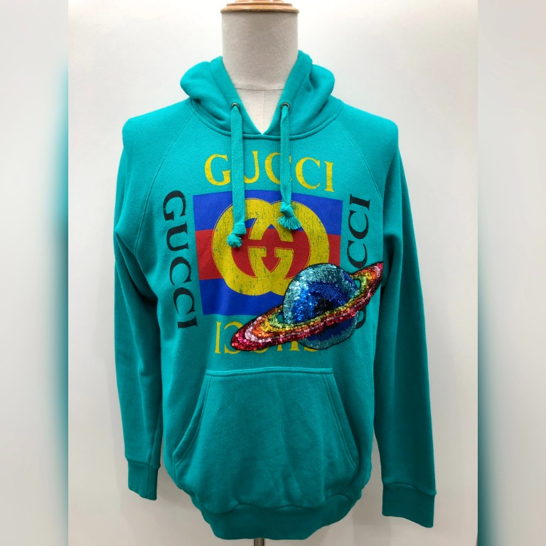 Gucci sequin hoodie online