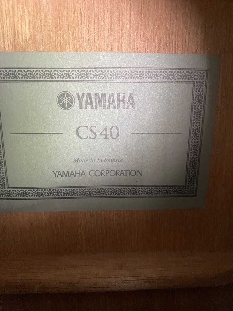 Guitar Yamaha CS40, Hobbies & Toys, Music & Media, Musical Instruments ...