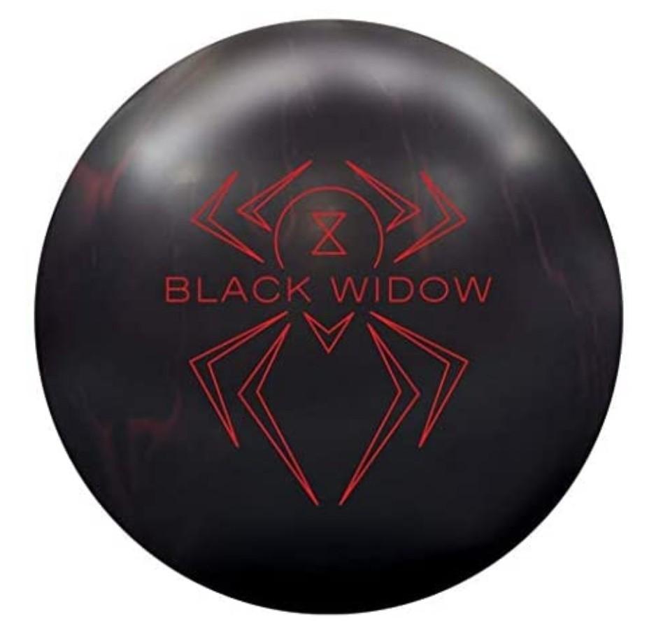 HAMMER Black Widow Bowling Ball (Pink Urethane/Black Widow 2.0 Solid