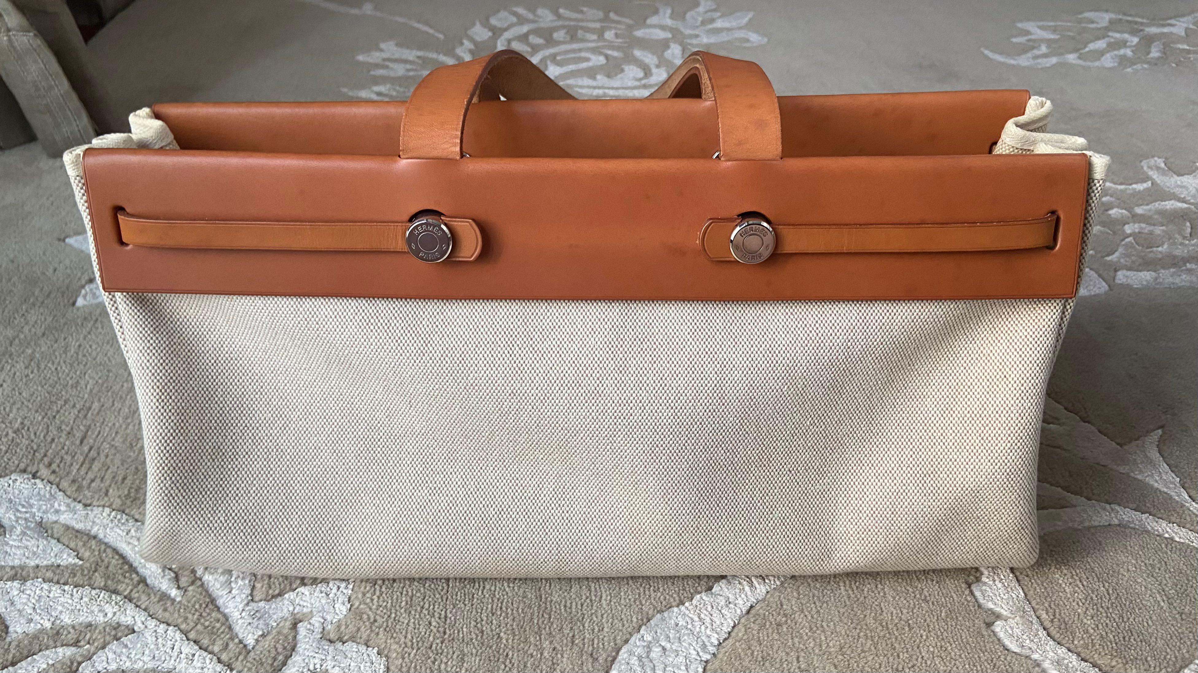 Hermes discount herbag cabas