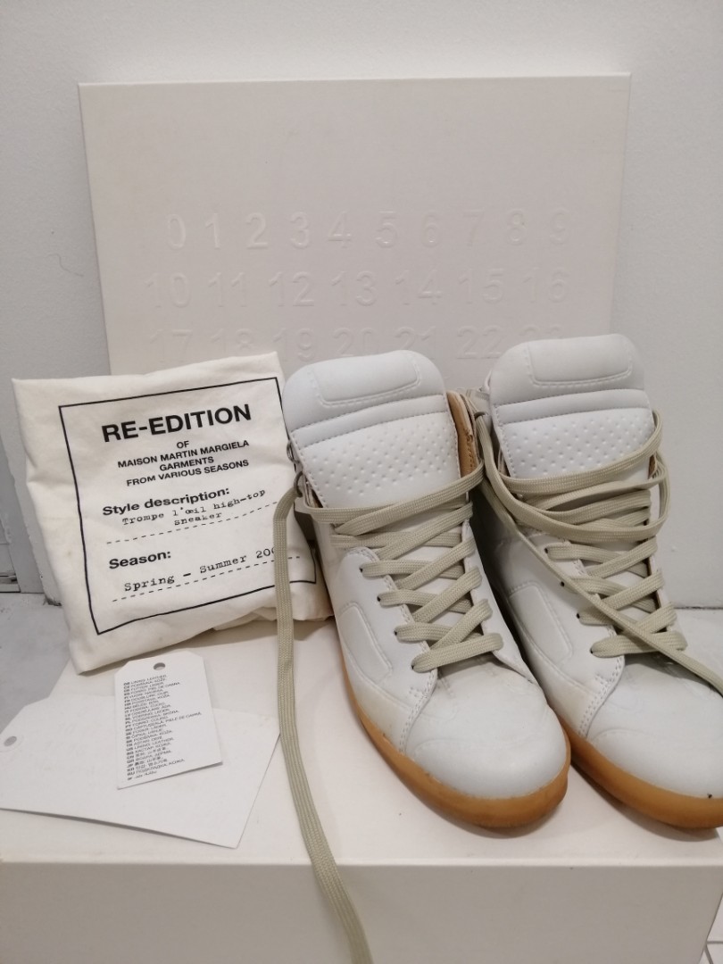 Margiela shoes high best sale top