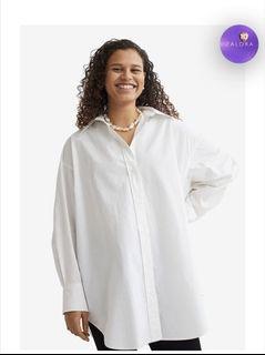 H&M Plus Size / Oversized White Shirt