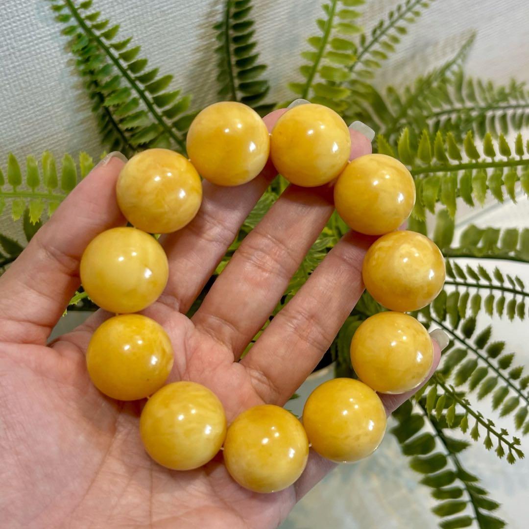 Honey amber bracelet Women s Fashion Jewelry Organisers