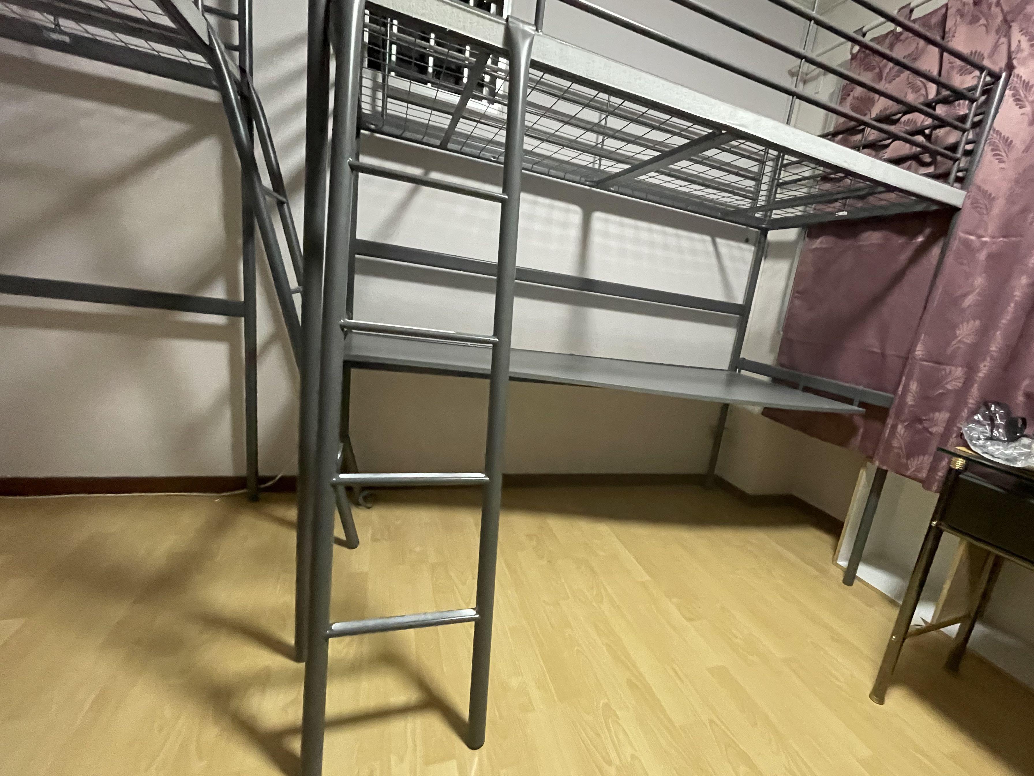 Ikea Loft Bed with Desk, Furniture & Home Living, Furniture, Bed Frames