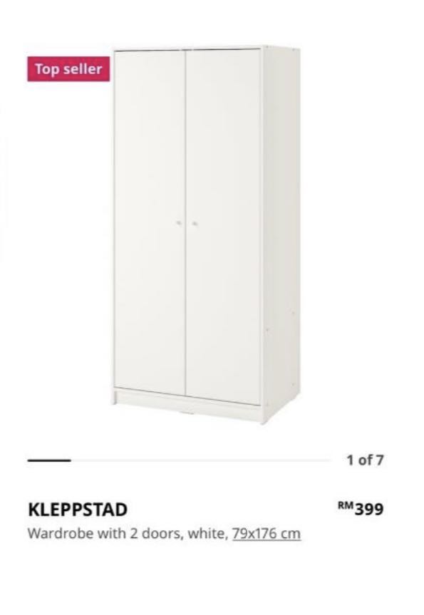 IKEA wardrobe, Furniture & Home Living, Furniture, Shelves,