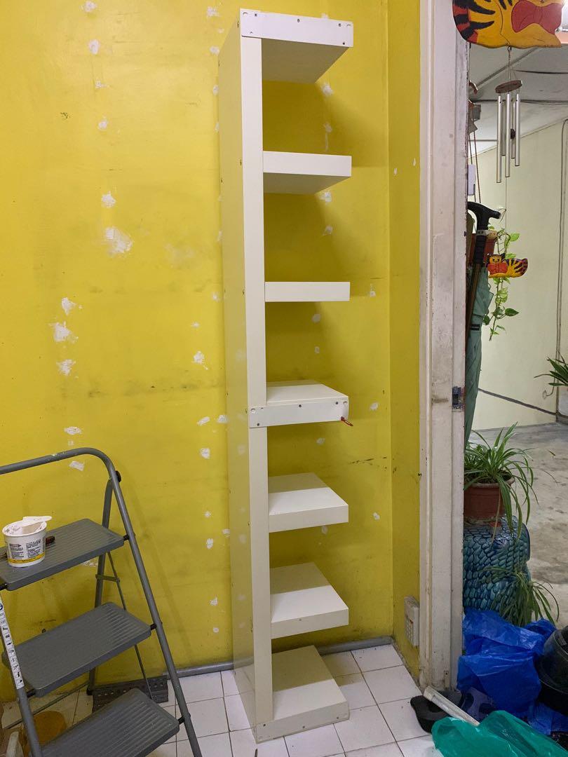 Ikea White Shelving, Furniture & Home Living, Furniture, Shelves, & Racks on Carousell