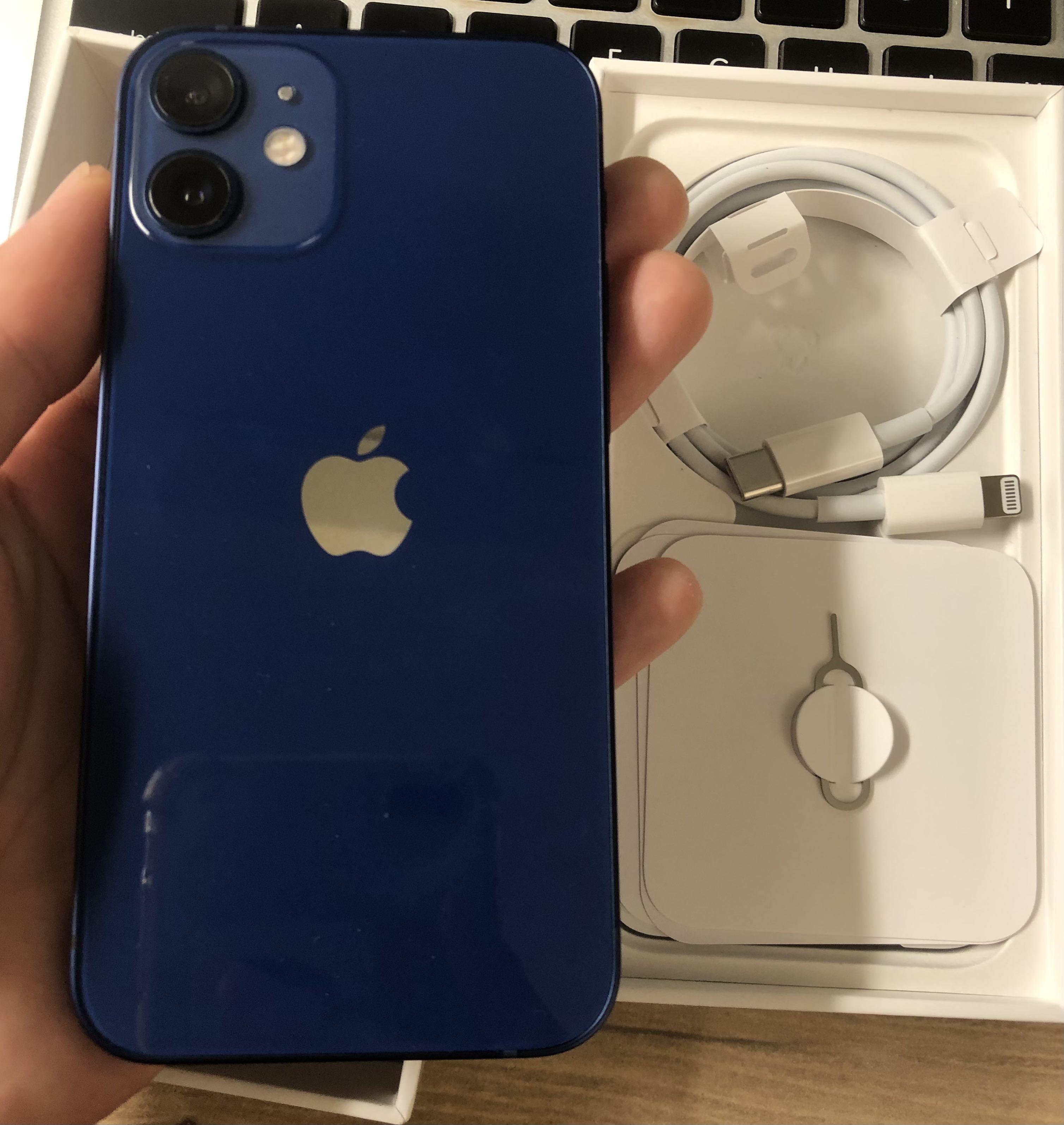 256gb Iphone 12 Mini Blue Refurbished Apple IPhone 12 Mini Factory