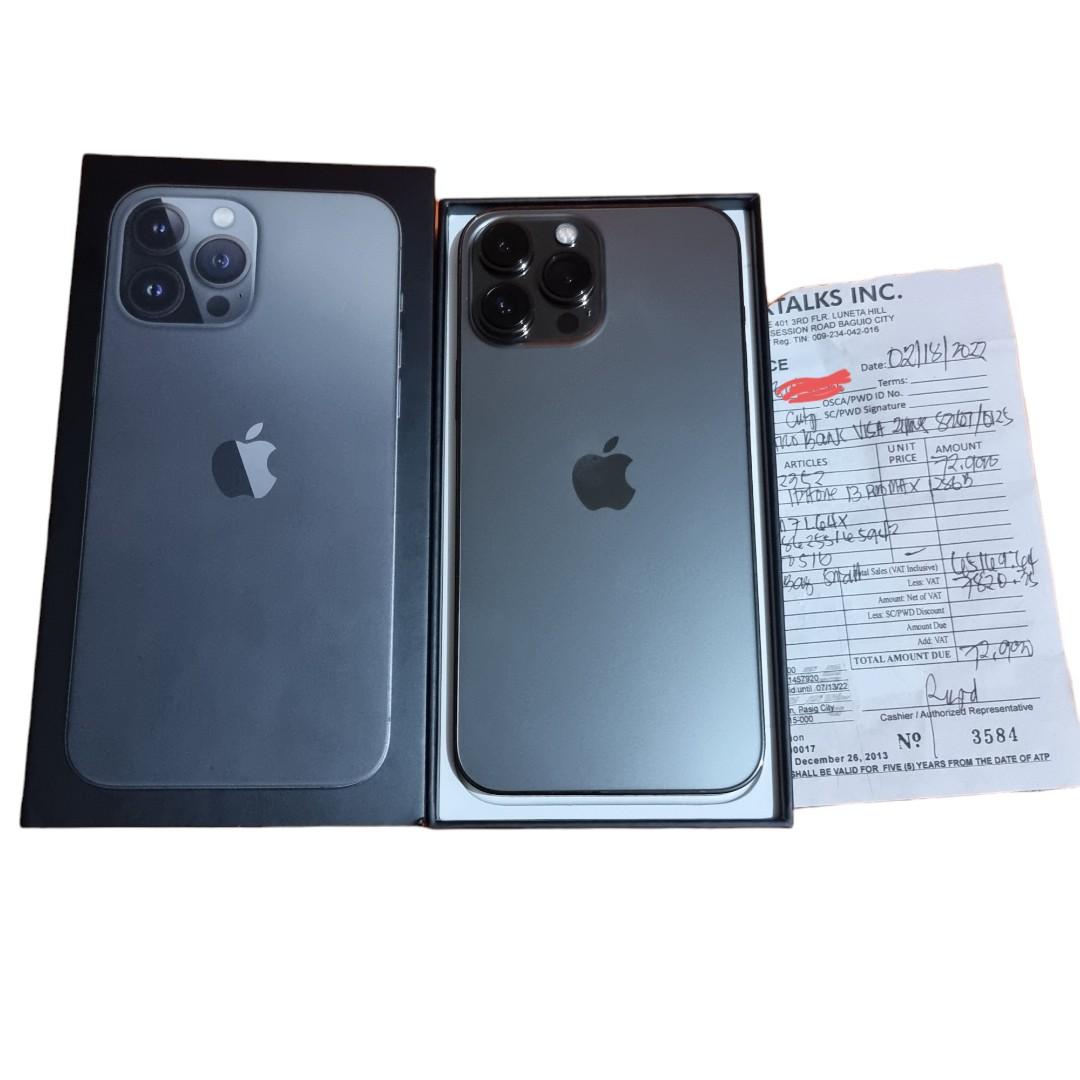 Iphone 13 Pro Max 128gb With Receipt Mobile Phones Gadgets Mobile Phones Iphone Iphone 13 Series On Carousell