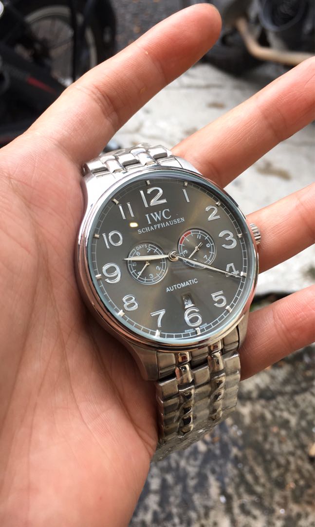 Jam tangan iwc hrono aktif automatic Fesyen Pria Jam Tangan di
