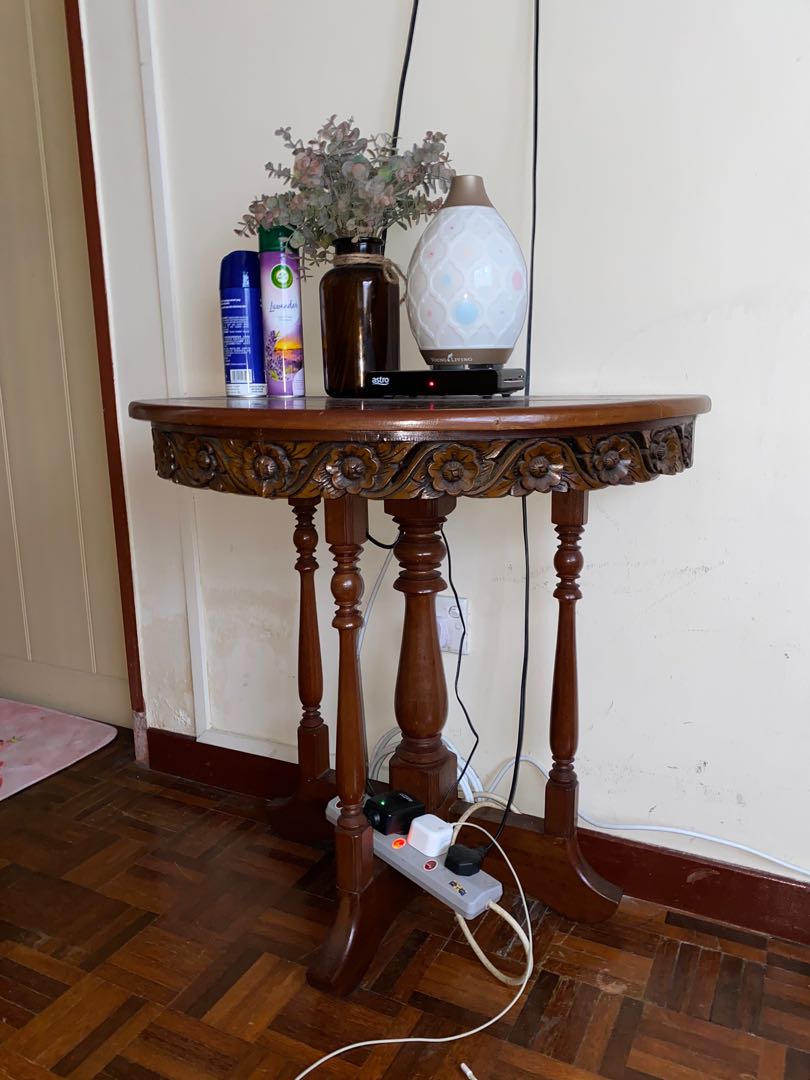 Jati Console Table, Furniture & Home Living, Furniture on Carousell
