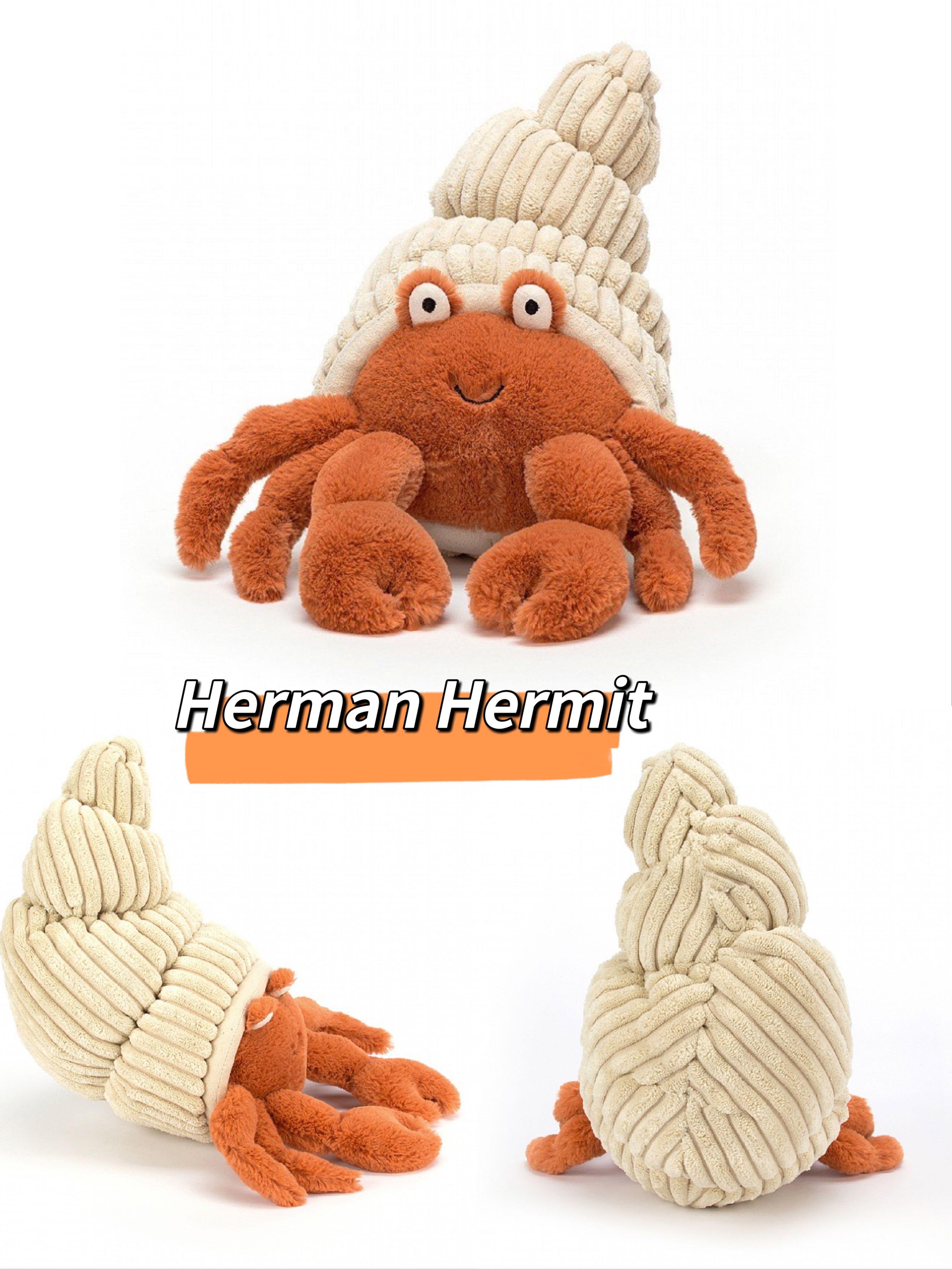Jellycat herman shop hermit crab