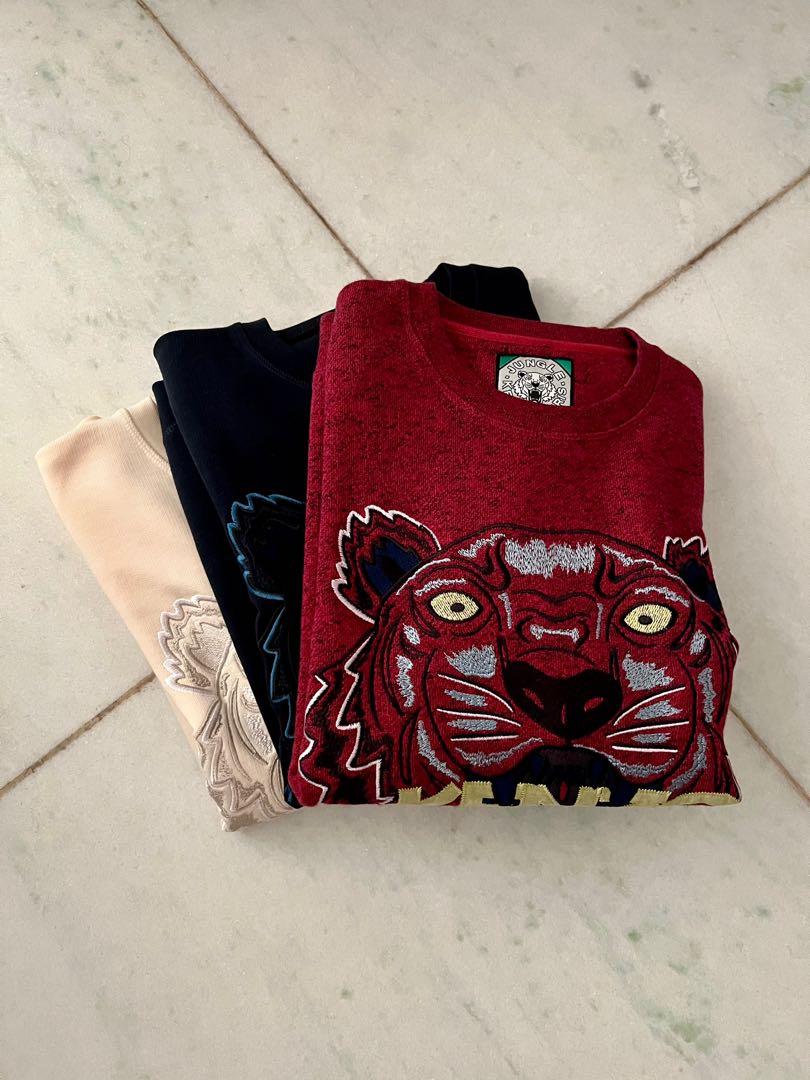 Red kenzo new arrivals sweater
