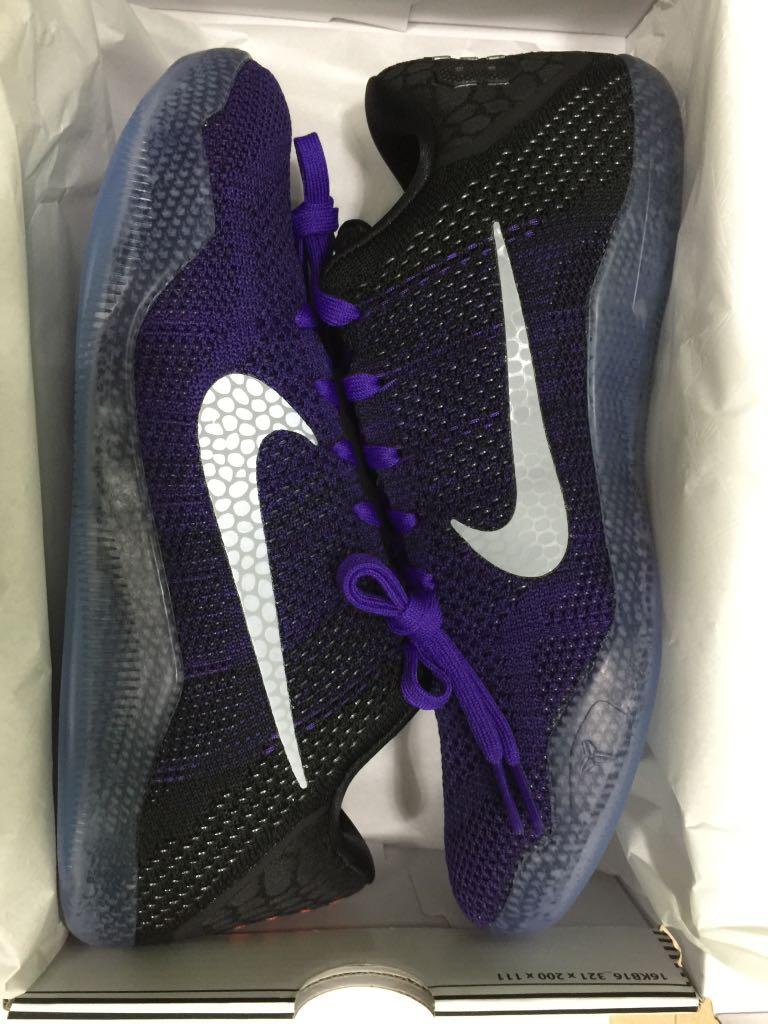 Kobe 11 Elite Low Eulogy Hyper Grape (Us9/Eu42.5), 男裝, 鞋, 波鞋- Carousell