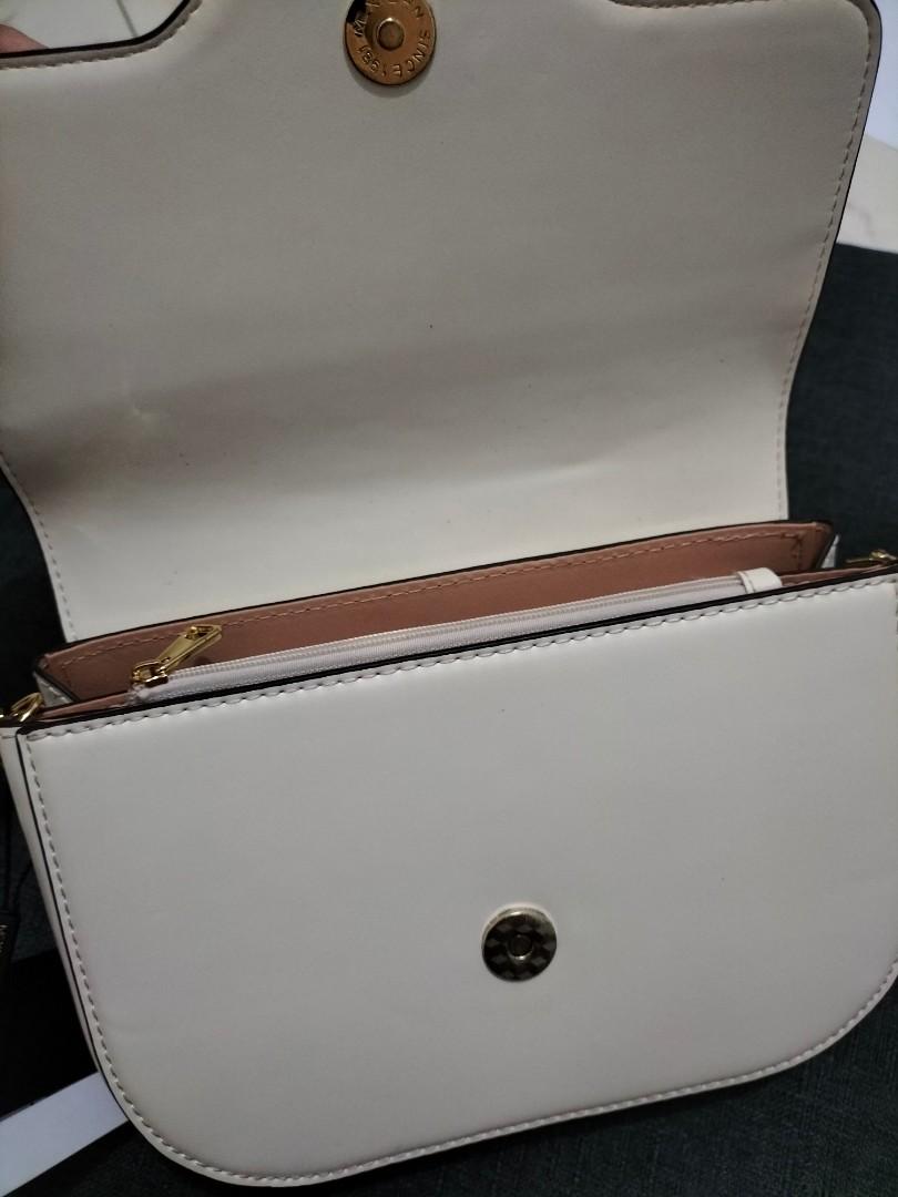 White leather handbag shop
