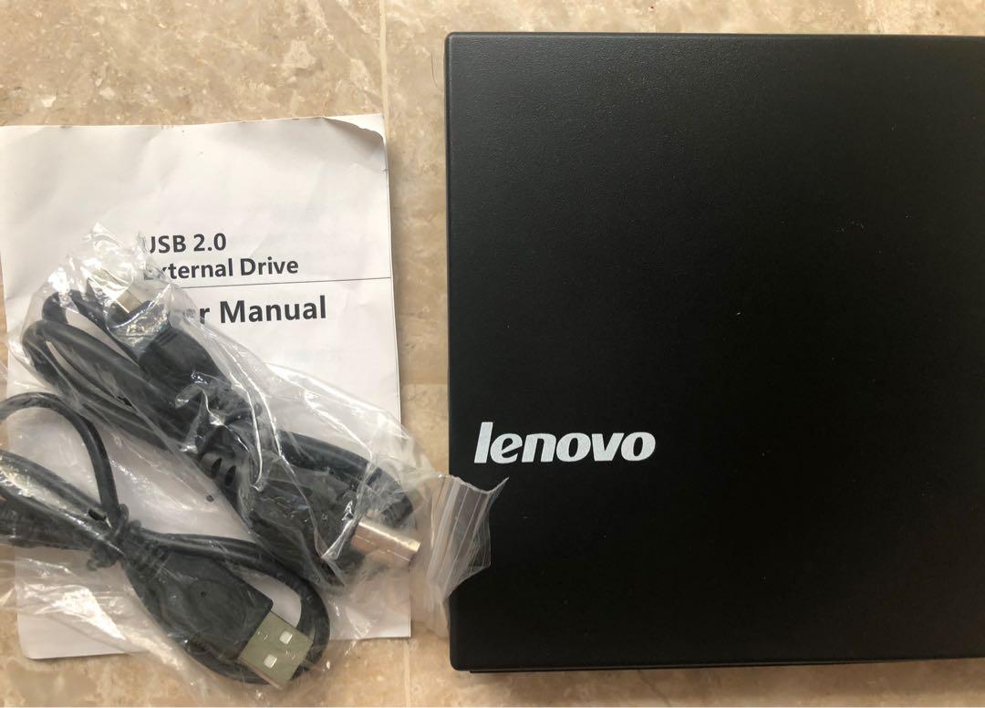 Lenovo External DVD Drive USB 2.0, Computers & Tech, Parts