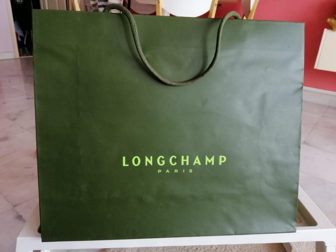 Longchamp paper bag shop