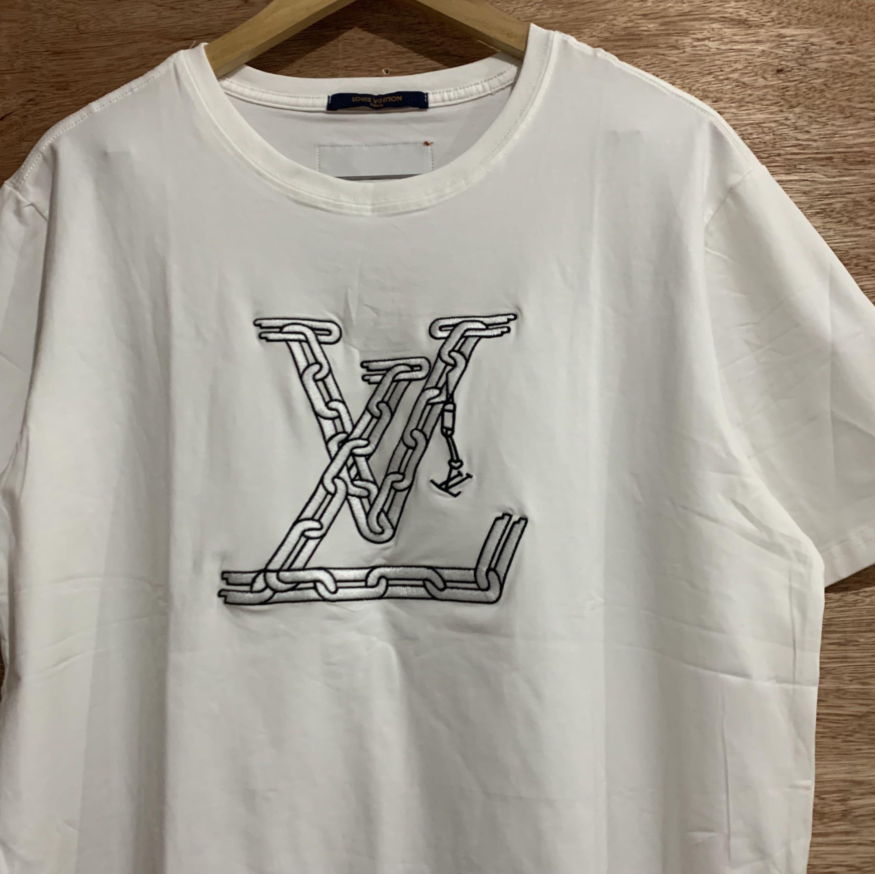 Louis Vuitton Shirt With Embroidered Patch in White