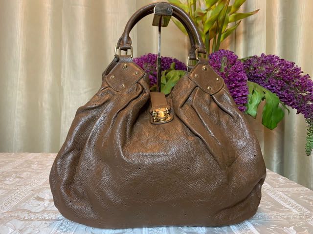 Louis Vuitton Mahina Leather Hobo, Luxury, Bags & Wallets on
