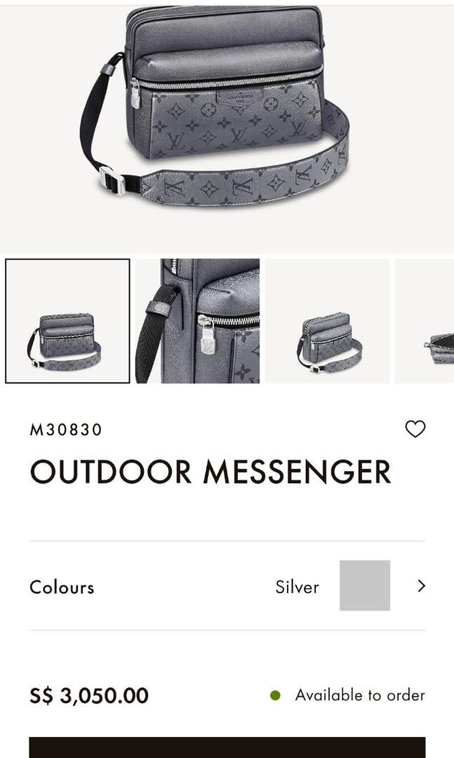 Louis Vuitton LV Outdoor messenger new Black Leather ref.510875
