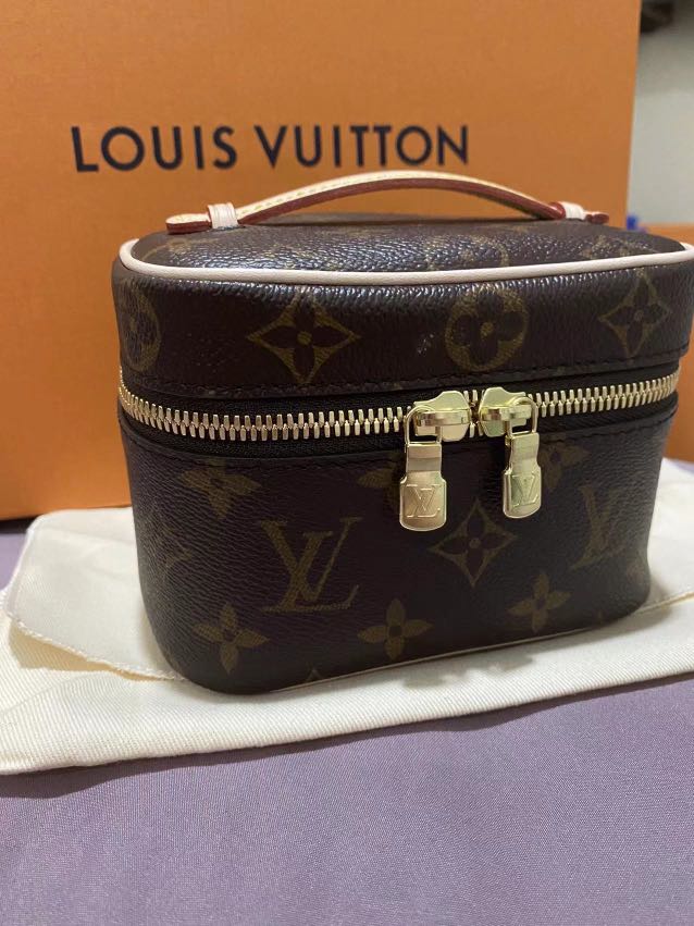 Nice Nano Toiletry Pouch LV Louis Vuitton, Luxury, Bags & Wallets on  Carousell