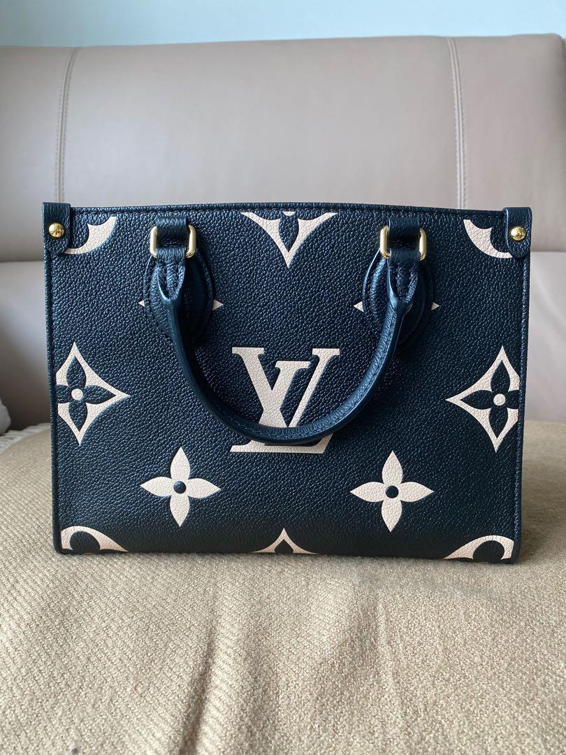 Louis Vuitton on My Side PM Navy Cowhide
