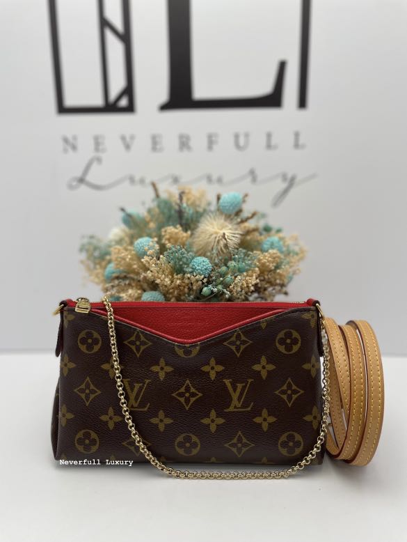 Lv pallas Clutch Bag, Luxury, Bags & Wallets on Carousell