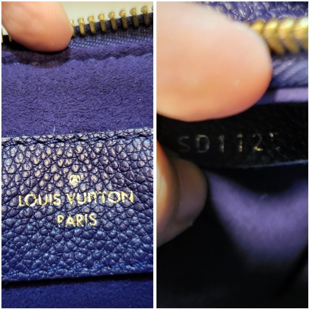 SOLD* AUTH LOUIS VUITTON TWICE TWINSET EMPREINTE TAUPE