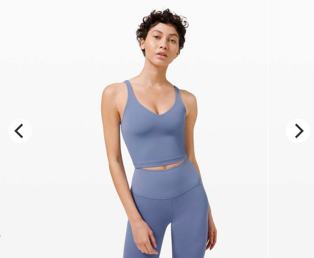 lululemon blue align tank