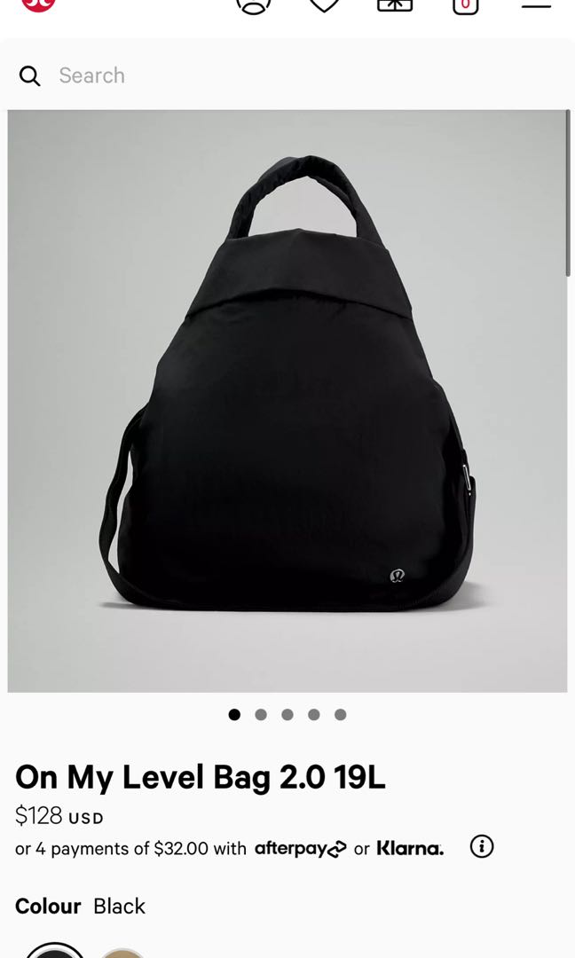 Lululemon original large back, Women's Fashion, Bags & Wallets, Cross