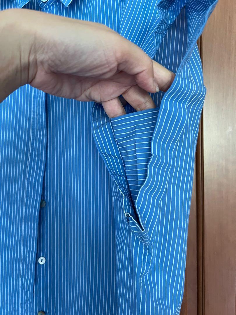 Massimo dutti Striped Shirt, Women's Fashion, Tops, Blouses on 