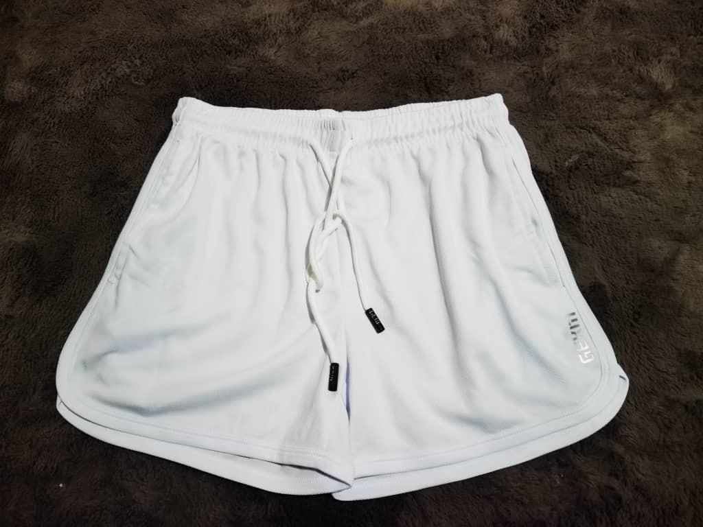 White gym shorts mens on sale