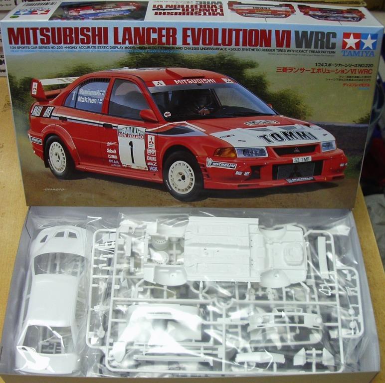Mitsubishi Lancer Evolution VI WRC Tamiya 1/24 plastic model kit 24220 ...