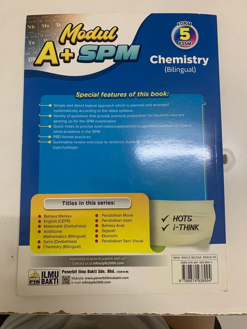 Modul A+ SPM Chemistry Form 5 Kimia Tingkatan 5 KSSM, Hobbies & Toys