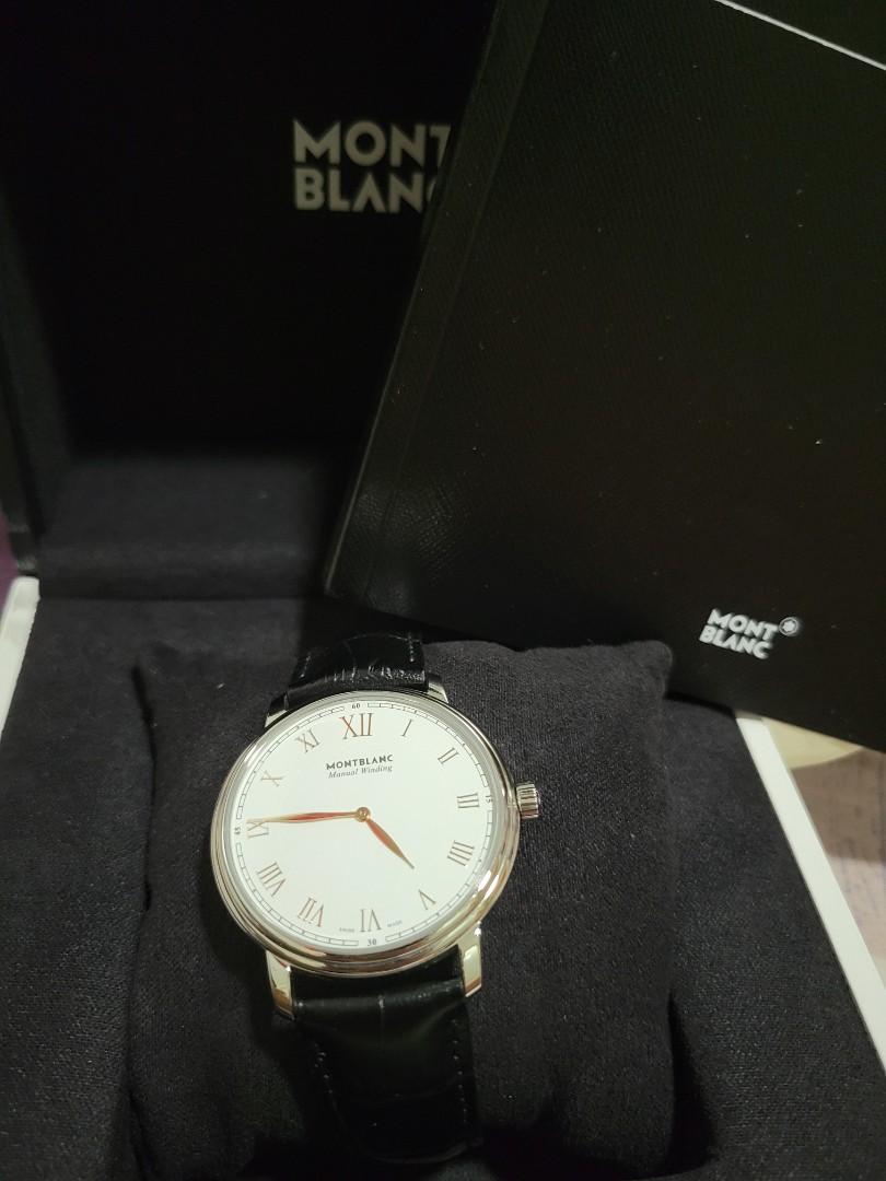 Montblanc tradition sales manual winding