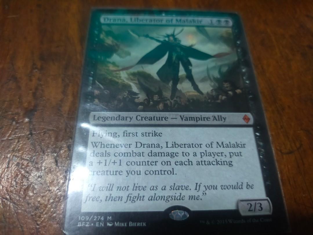 Drana, Liberator Of Malakir &ndash; Battle For Zendikar (Inglese) Carta MTG &ndash; Usata Ottimo Stato