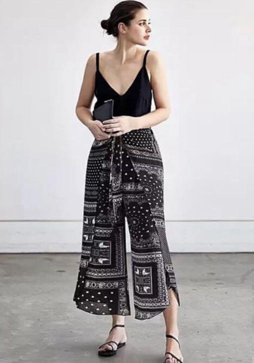 Boho skirt pants new arrivals